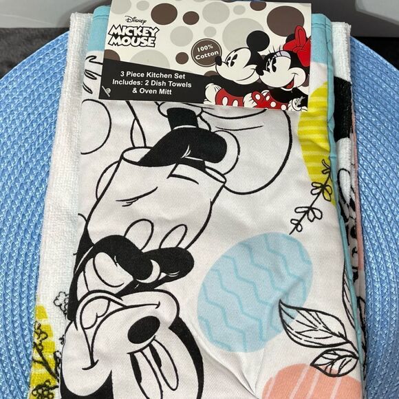 Disney Mickey Mouse Easter Kitchen Set of 3 NWT - Picture 3 of 8